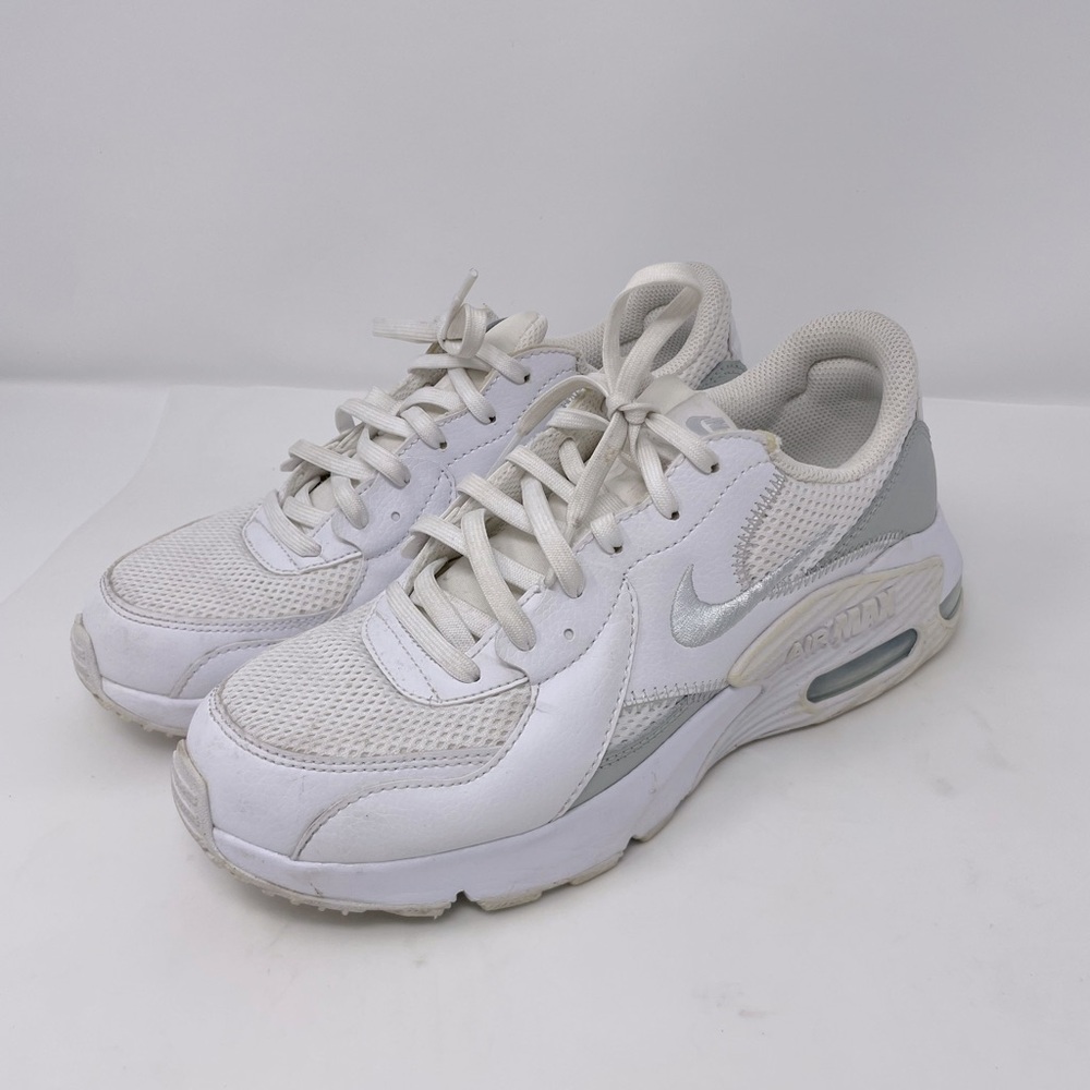 Nike Air Max White and Gray Sneakers
